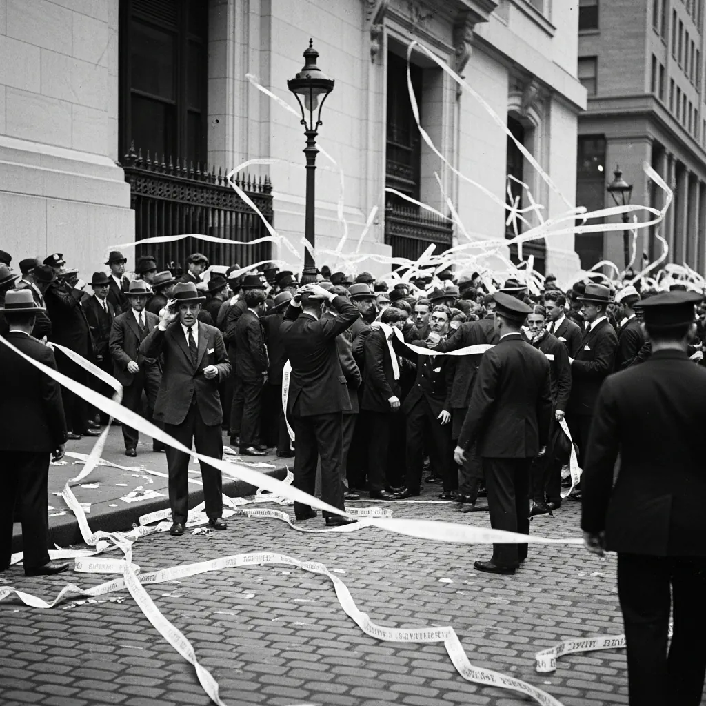 Krach na Wall Street: koszmar czarnego czwartku 1929