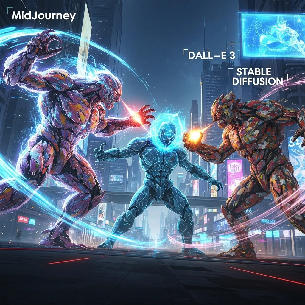 Starcie tytanów: porównanie generatorów obrazów AI – Midjourney, DALL-E 3 i Stable Diffusion